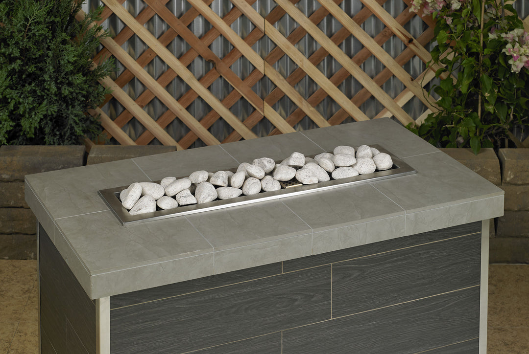 Cottage White Lite Stones - Set of 15 by American Fire Products