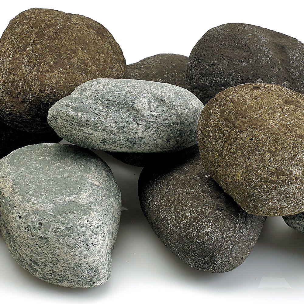 Natural Set Lite Stones - Set of 15 by American Fire Products