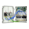 “Interior look at the Bromic 2-Channel Smart-Heat Dimmer showing the control board, wiring terminals, and internal circuitry designed for precise outdoor heater regulation.”