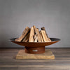 variant:48" / Wood Burning / Iron Oxide (Corten)