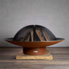 variant:60" / Wood Burning / Iron Oxide (Corten)