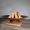 variant:60" / Wood Burning / Iron Oxide (Corten)