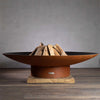 variant:72" / Wood Burning / Iron Oxide (Corten)
