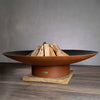 variant:72" / Wood Burning / Iron Oxide (Corten)