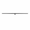 Straight front view of the Athena Fire Glass 36-Inch Linear T-Burner, made from high-grade stainless steel for superior durability and consistent flame performance.