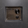 42" Round Beton Concrete (GFRC) Gas Fire Bowl with Hidden Propane Tank - Graphite by Starfire Designs