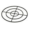 30” Triple-Ring Black Steel Burner with a 3/4" Inlet