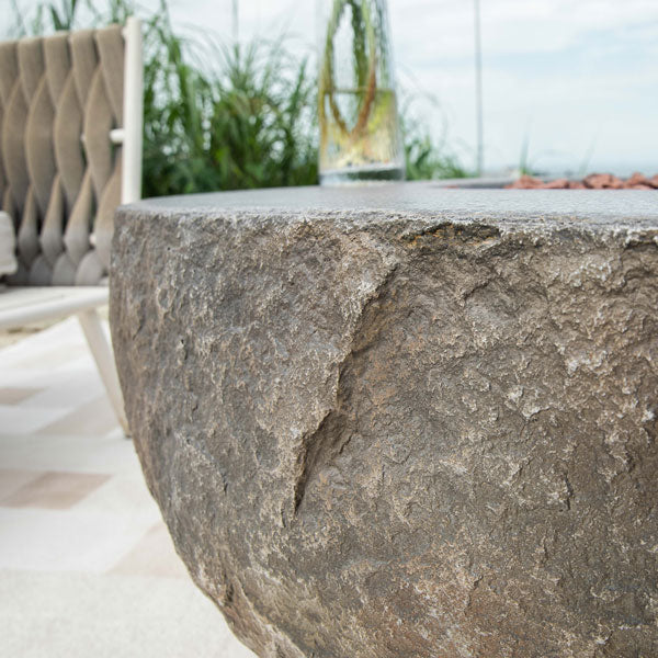 43" x 35" Boulder Fire Pit by Elementi