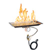 Outdoor GreatRoom Company 12" x 24" Linear Crystal Fire Plus Gas Burner - CFP1224-B