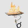 Stainless Steel Linear Crystal Fire Gas Burner