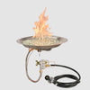 Round Crystal Fire Gas Burner