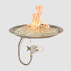 Round Crystal Fire Gas Burner
