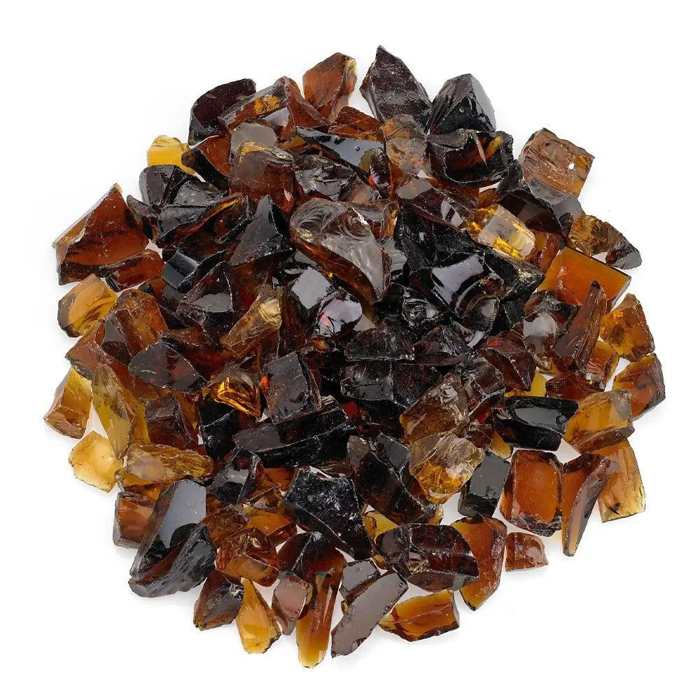 Medium-Sized Recycled Fire Glass by American Fire Products