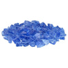 Medium-Sized Recycled Light Blue Fire Glass by American Fire Products