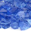 Medium-Sized Recycled Light Blue Fire Glass by American Fire Products