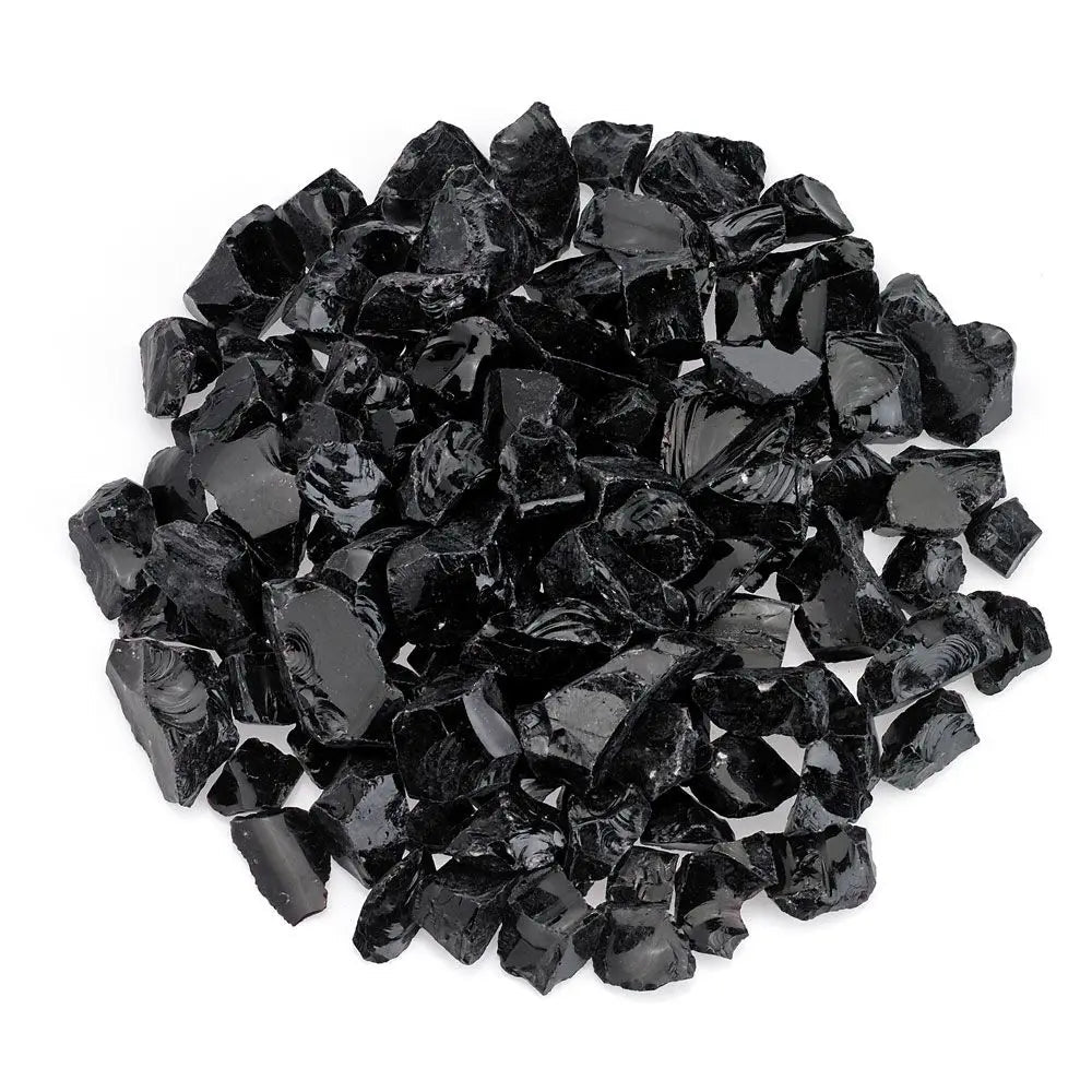 Medium-Sized Recycled Fire Glass by American Fire Products