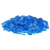 Medium-Sized Recycled Turquoise Fire Glass by American Fire Products