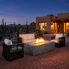 Campo 4-Piece Deep Seating Loveseat Set with Fire Pit