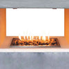 The Outdoor Plus Ready to Finish Rectangular Outdoor Fireplace for DIY