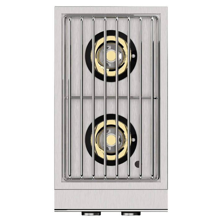 13" Stainless Steel Double Side Burner Natural Gas by Videl Grills