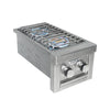 13" Stainless Steel Double Side Burner Natural Gas by Videl Grills