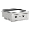 30" Stainless Steel Gran Plancha 2-Burner Built-In Gas Griddle by Videl Grills
