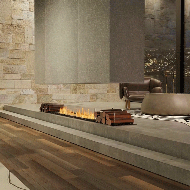 EcoSmart Fire Flex Island Bioethanol Fireplace Insert