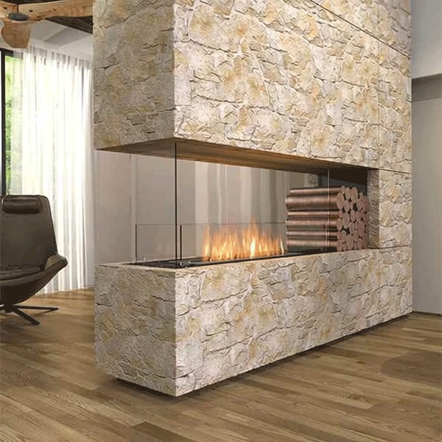 EcoSmart Fire Flex Peninsula Bioethanol Fireplace Insert
