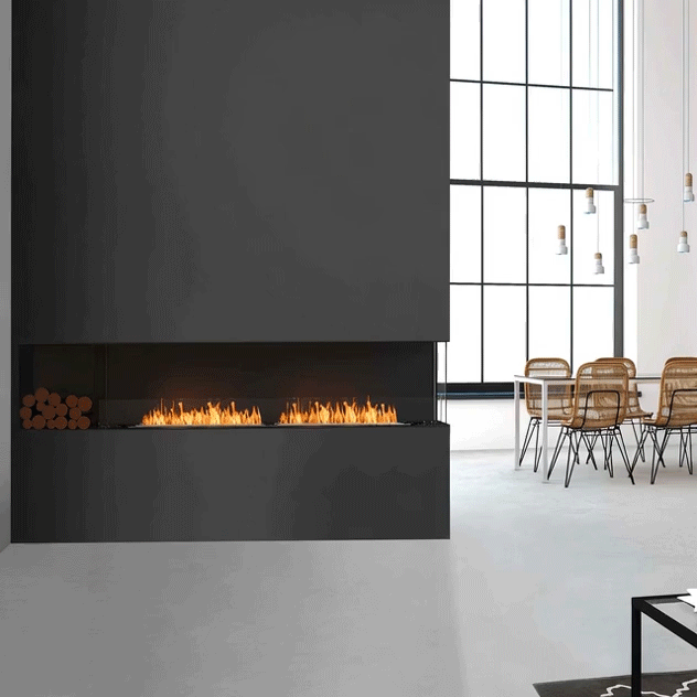 EcoSmart Fire Flex Right Corner Bioethanol Fireplace Insert