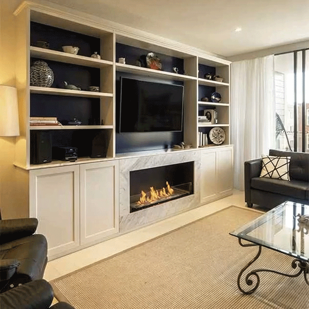 EcoSmart Fire Flex Single Sided Bioethanol Fireplace Insert