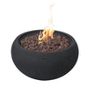 27" Round York Propane Gas Fire Bowl by Elementi