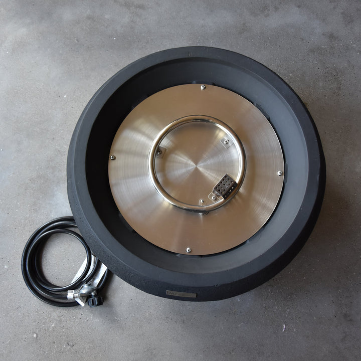 27" Round York Propane Gas Fire Bowl by Elementi