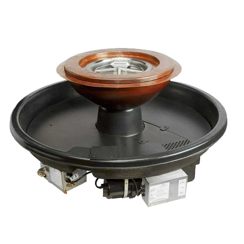 Evolution 360 Hammered Copper Fire and Water Insert by HPC Fire