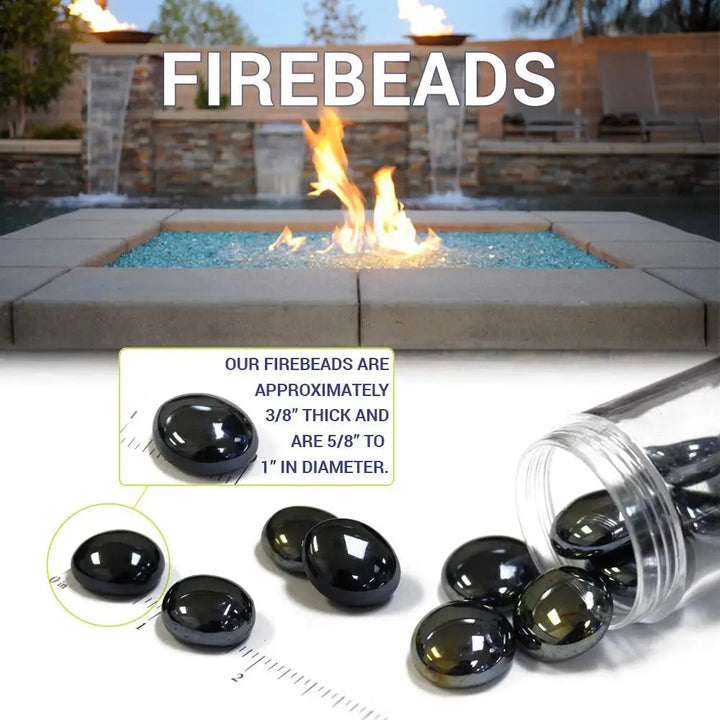 Root Beer Luster Fire Beads by American Fire Products
