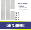 Rectangle Glass Flame Guard for 24" x 8" Drop-In Pan by American Fire Products