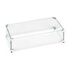 Rectangle Glass Flame Guard for 30" x 10" Drop-In Pan by American Fire Products