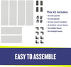 Rectangle Glass Flame Guard for 36" x 12" Drop-In Pan by American Fire Products