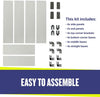 Rectangle Glass Flame Guard for 48" x 14" Drop-In Pan by American Fire Products