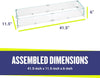 Linear Glass Flame Guard for 36" x 6" Linear Drop-In Pan by American Fire Products