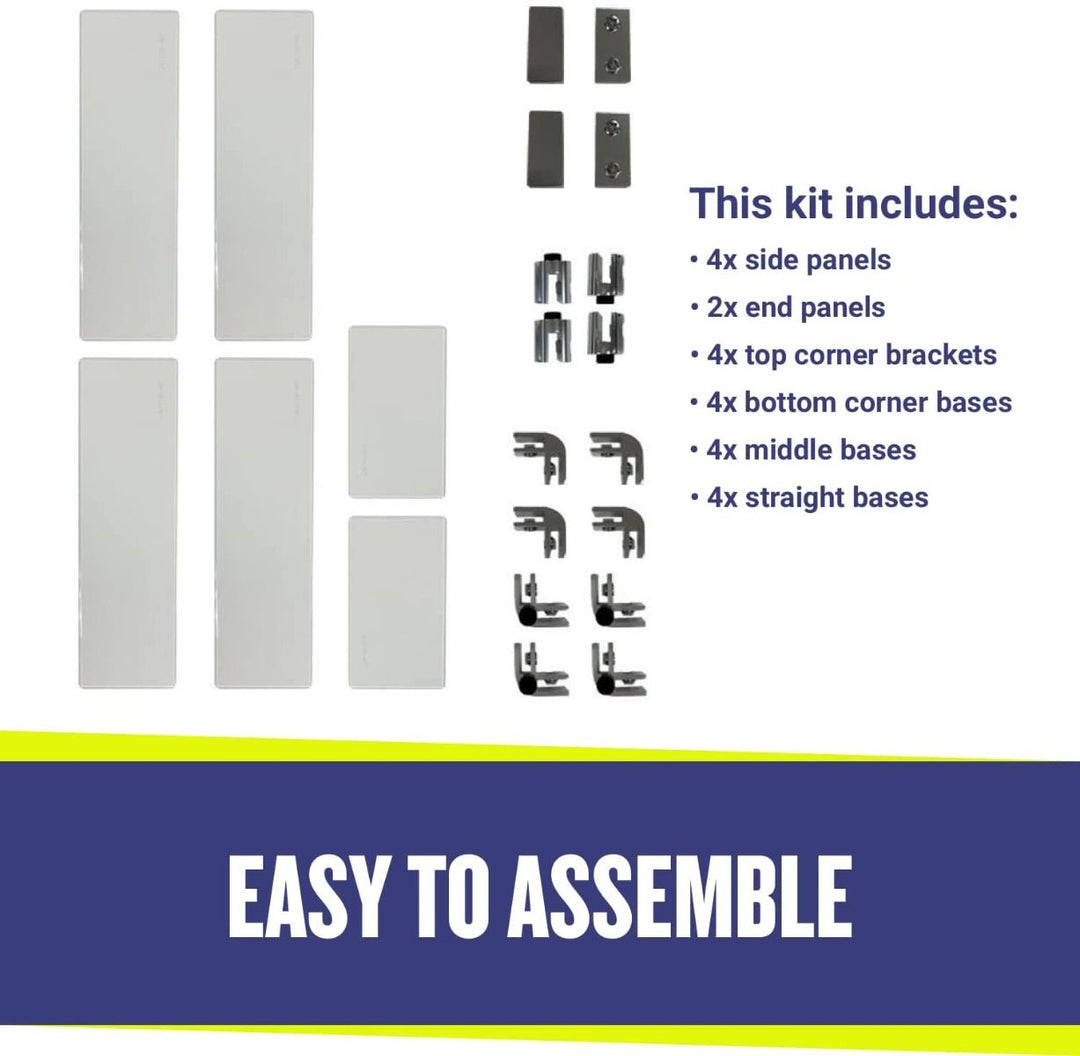 Linear Glass Flame Guard for 36" x 6" Linear Drop-In Pan by American Fire Products