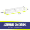 Linear Glass Flame Guard for 60" x 6" Linear Drop-In Pan by American Fire Products