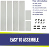 Linear Glass Flame Guard for 60" x 6" Linear Drop-In Pan by American Fire Products