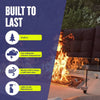 Linear Glass Flame Guard for 72" x 6" Linear Drop-In Pan by American Fire Products