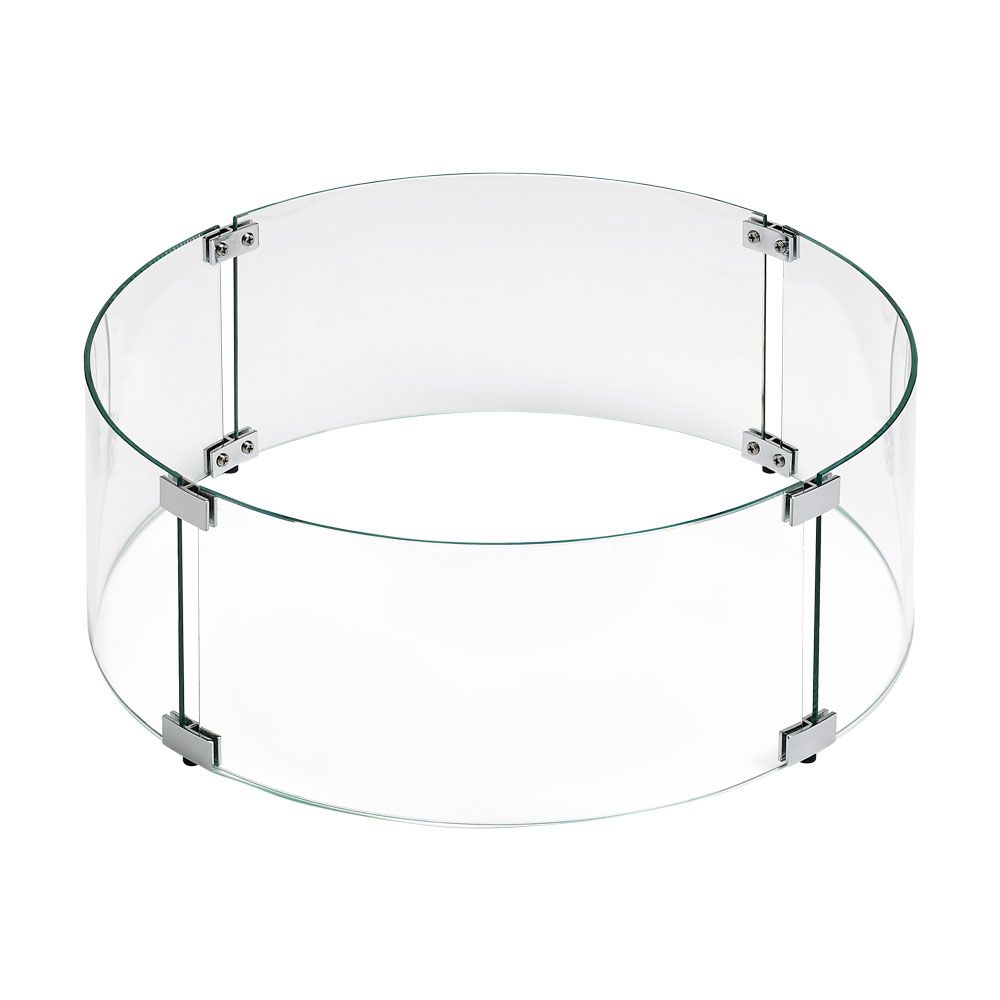 Round Glass Flame Guard by American Fire Products