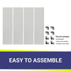 Square Glass Flame Guard for 18" Square Drop-In Pan by American Fire Products