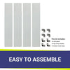 Square Glass Flame Guard for 30" Square Drop-In Pan by American Fire Products