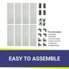 Square Glass Flame Guard for 36" Square Drop-In Pan by American Fire Products