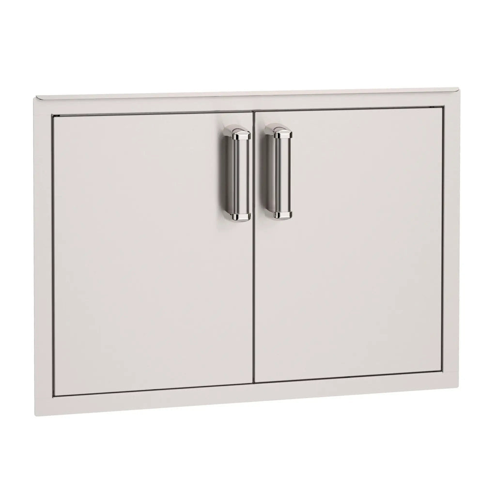 Fire Magic 21" x 30" Premium Double Access Doors on a white backgound