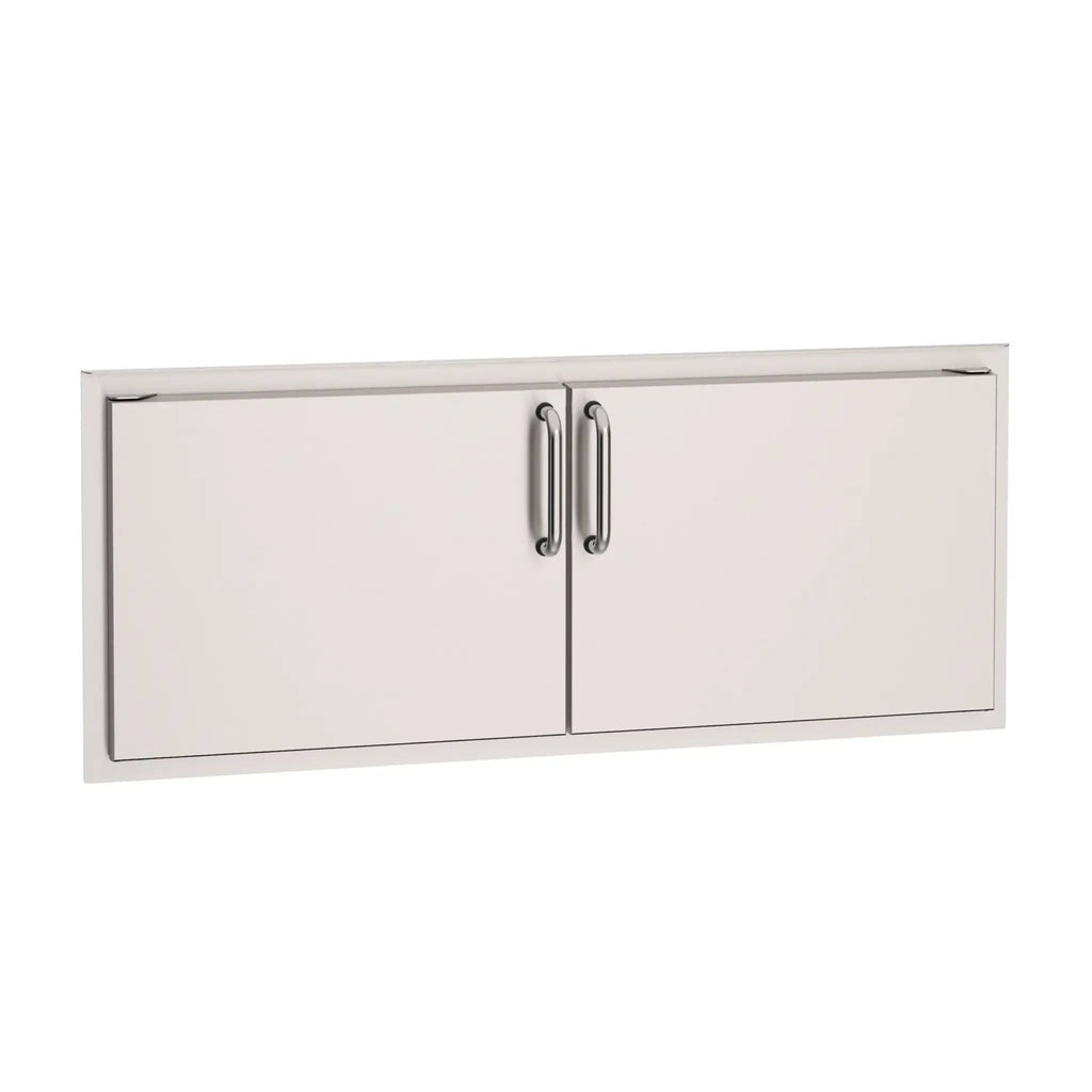 Fire Magic Select Reduced Height Double Access Doors on a white backgound photo