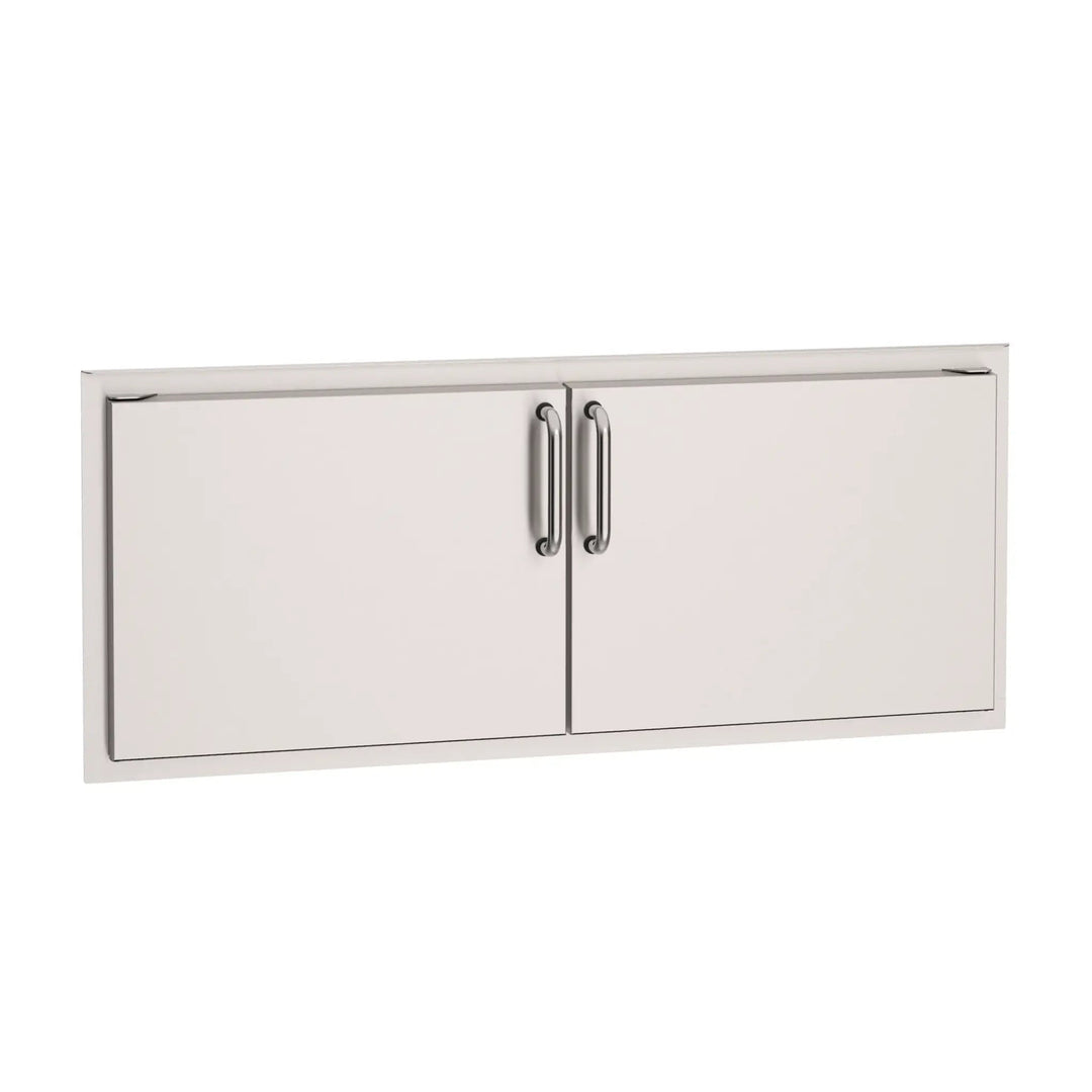 Fire Magic Select Reduced Height Double Access Doors on a white backgound photo